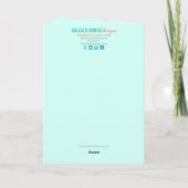 Truffé de – Carte d'amour au chocolat pun (Dos)