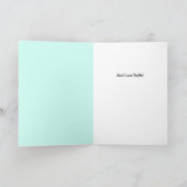 Truffé de – Carte d'amour au chocolat pun (Intérieur)