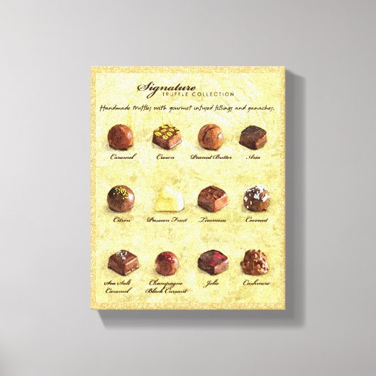 Truffel Collectie Oil Pating Canvas Afdruk (Voorkant)