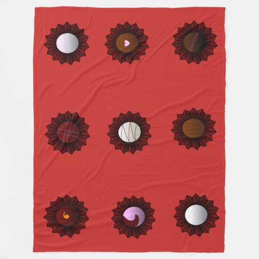 Truffel Fleece Deken (Voorkant)