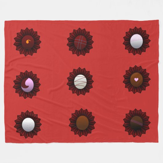 Truffel Fleece Deken (Voorkant (Horizontaal))