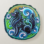 Truffle DOG adore le coussin des vagues (Devant)