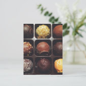 Truffle-foto Chocolate Briefkaart (Staand voorkant)