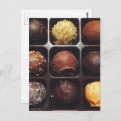 Truffle-foto Chocolate Briefkaart (Voorkant / Achterkant)