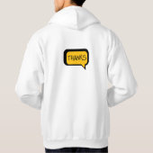 Trui met capuchon hoodie (Achterkant)