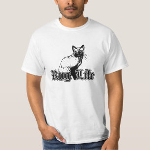 Trui met grappige katparodie 'Rug Life' T-shirt