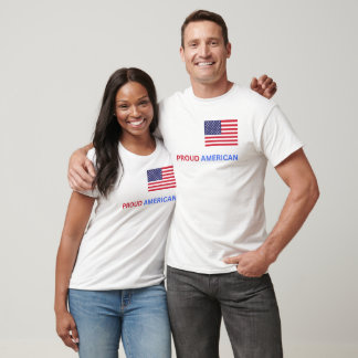 Trui met trots Amerikaanse tekst T-shirt
