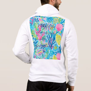 Trui met volledige ritssluiting en stijlvol grafis hoodie
