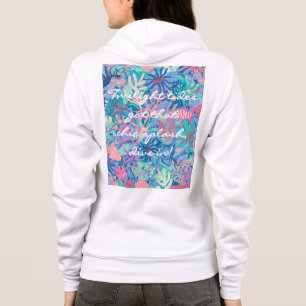 Trui met volledige ritssluiting en stijlvol grafis hoodie