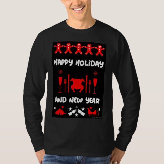 trui van de kantoor van Ugly xmas T-shirt (Voorkant)