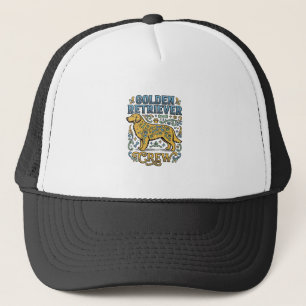 Trui voor Golden Retriever met vintage kunst voor Trucker Pet