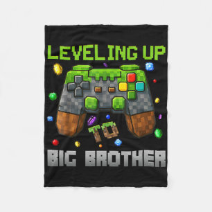 Trui voor grote broer leuk voor gamer Pixel Fleece Deken