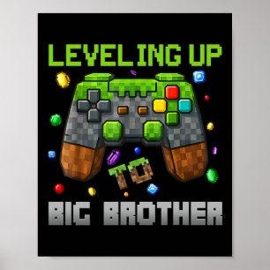 Trui voor grote broer leuk voor gamers pixel poster