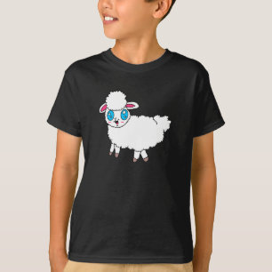 Trui voor kinderen met grote ogen schaap t-shirt