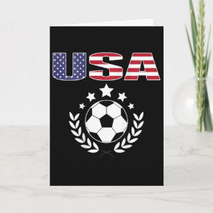 Trui voor trotse Amerikaanse voetbalfans - Usa-vla Kaart