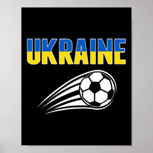 Trui voor trotse Oekraïense voetbalfans - Oekraïen Poster