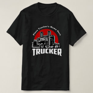 Trui voor Trucker met eigen naam als cadeau T-shirt