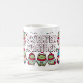 "Trui Weer Kikkers - Feestelijk en Gezellig" Koffiemok (Center)