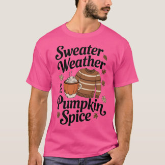 Trui Weer Pompoen Specerij Oversized T-shirt