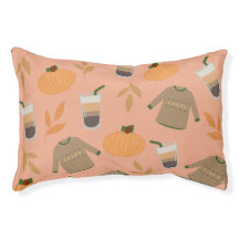 Truien, pompoen, en Iced Coffee Herfst Pattern