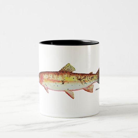 Truite à gorge jaune : Mug (Centre)