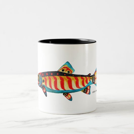 Truite à gorge tranchée côtière; Mug (Centre)