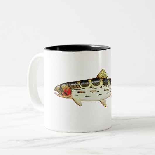 Truite à gorge tranchée fine; Gopher; Mug (Devant gauche)