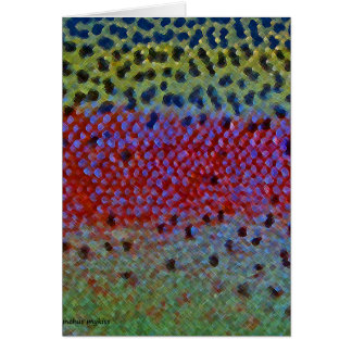 Truite arc-en-ciel - carte