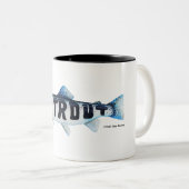 Truite arc-en-ciel de la rivière McCloud; Mug (Devant droit)
