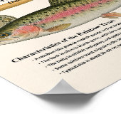 Truite arc-en-ciel – Impression d'art anglaise (Coin)