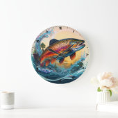 Truite arc-en-ciel sauvage Horloge du ruisseau Roc (Maison)