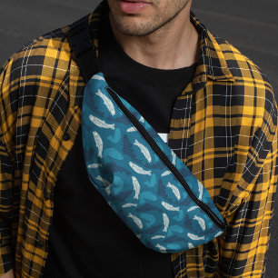 Truite bleue et ivoirienne, à motif de poisson