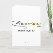 Truite de ruisseau - Carte (Dos)