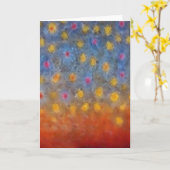 Truite de ruisseau - Carte (Fleur jaune)