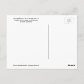 Truite dorée sur eau bleue, carte postale (Dos)