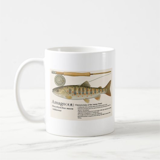 Truite native japonaise – Mug Amago (Gauche)
