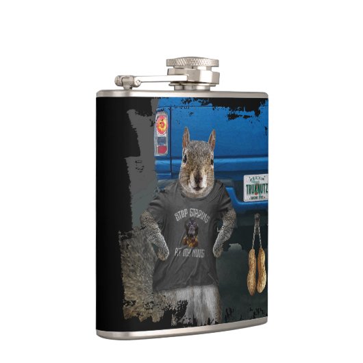 Truk Nutz - grappige kartonnen dozen Heupfles (Rechts)