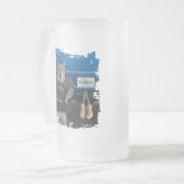 Truk Nutz - grappige kartonnen dozen Matglas Bierpul (Voorkant links)