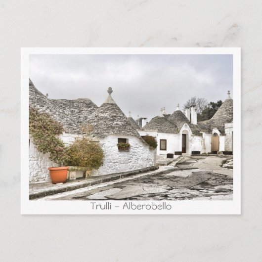 Trulli - Alberobello Briefkaart (Voorkant)