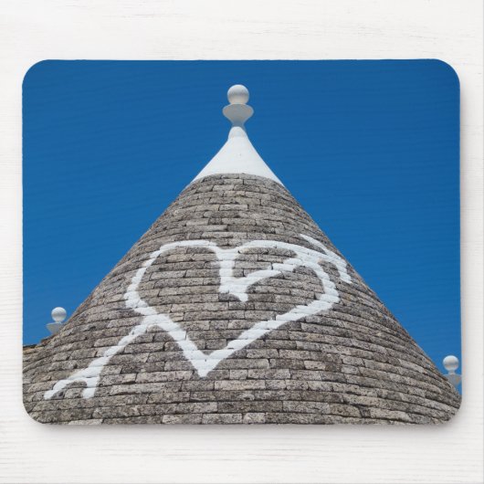 Trulli-huisdakmousepad Muismat (Voorkant)