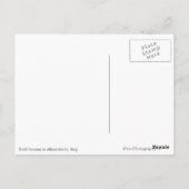 Trulli-huizen in Alberobello, Puglia-briefkaart Briefkaart (Achterkant)