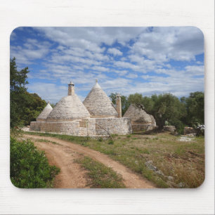 Trulli-huizen in Puglia/Apulië Muismat