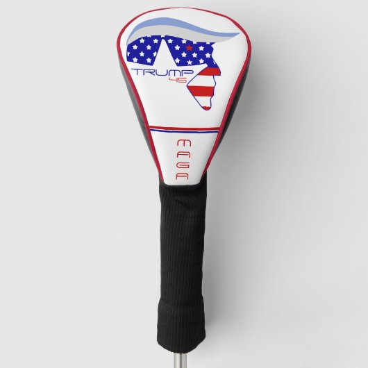 Trump45 Golf Head Hoesje Golfheadcover (Voorkant)