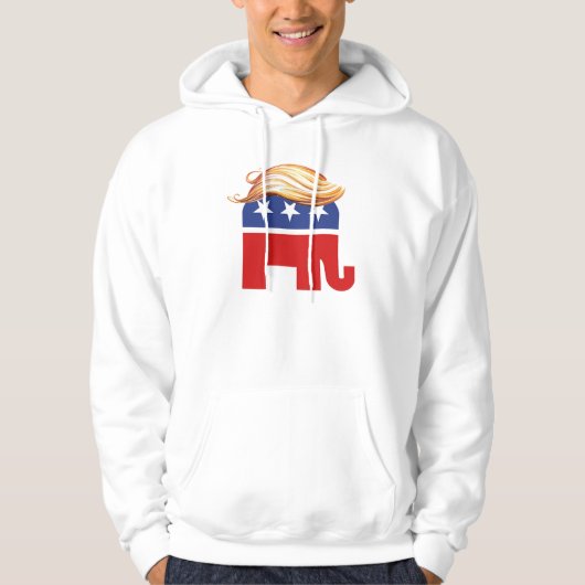 Trump 2012 Elephant Hoodie (Voorkant)