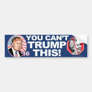Trump 2016 bumpersticker