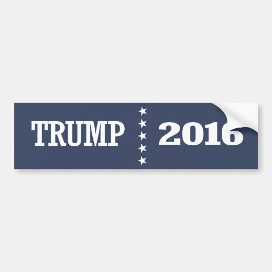 TRUMP 2016 BUMPERSTICKER (Voorkant)