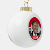 Trump 2016 keramische bal ornament (Links)