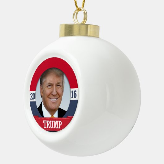 Trump 2016 keramische bal ornament (Rechts)