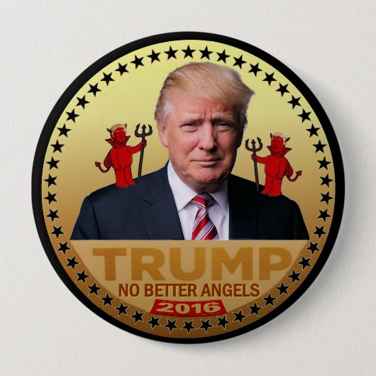 Trump 2016 ronde button 4,0 cm (Voorkant)