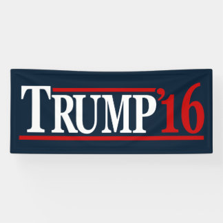 Trump 2016 spandoek